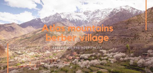 Atlas mountains berber village